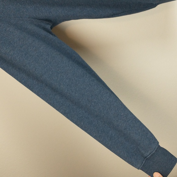 Nike Center Swoosh Hoodie Womens Small Blue Pullover Speckled Long Sleeve - Picture 6 of 12